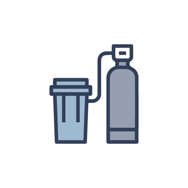 illustration of a water treatment system